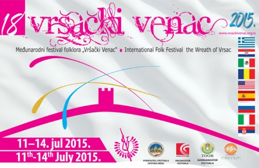 THE XVII INTERNATIONAL FOLK FESTIVAL "THE WREATH OF VR&Scaron;AC" 2015